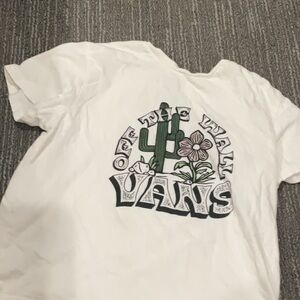 Vans White Graphic Tee